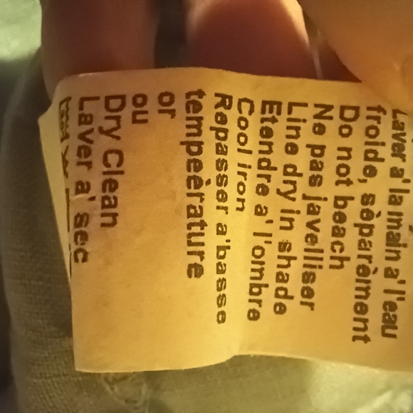 Linen Green Lagenlook Women's Top - Picture 4 of 5